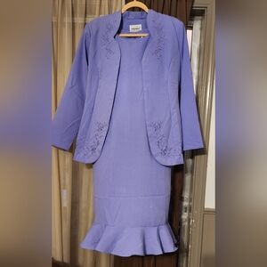 Anthony Richards Purple 2pc Dress Outfit